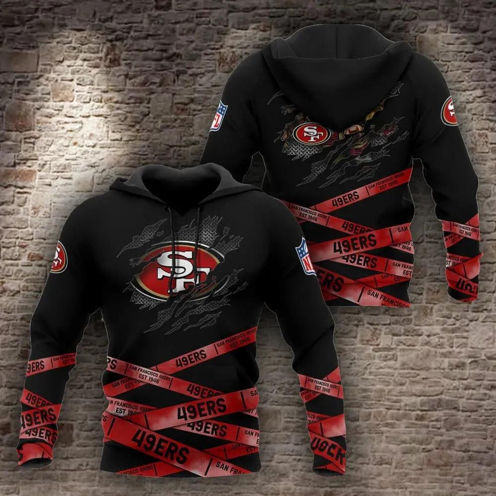 NFL San Francisco 49ers NFL 3D All Over Print Hoodie