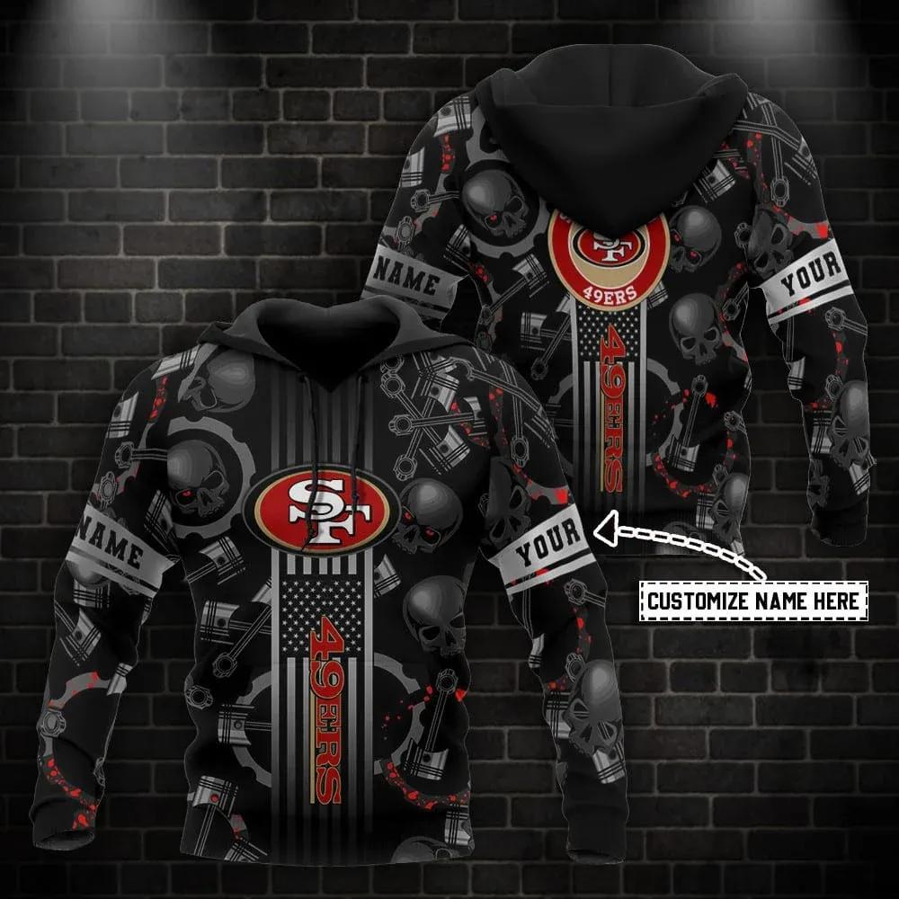 NFL San Francisco 49ers Personalized NFL 3D All Over Print Hoodie