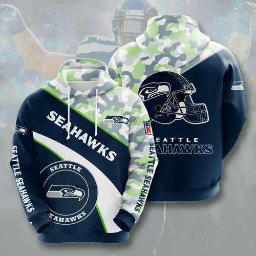 NFL Seattle Seahawks NFL 3D All Over Print Hoodie