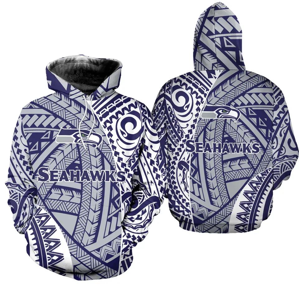 NFL Seattle Seahawks NFL 3D All Over Print Hoodie