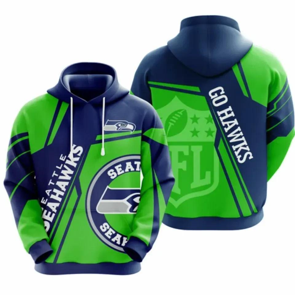 NFL Seattle Seahawks NFL 3D All Over Print Hoodie