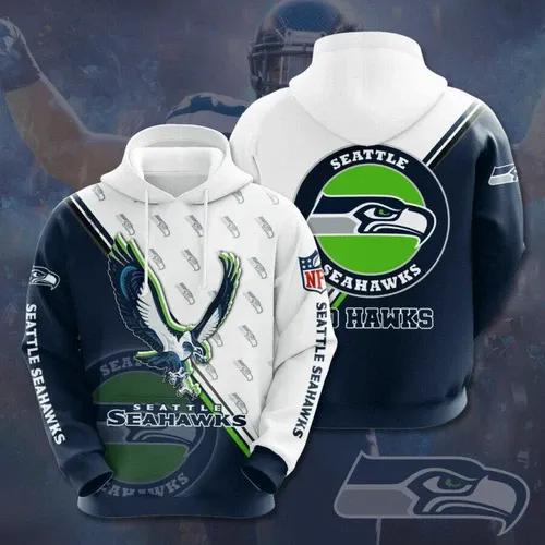 NFL Seattle Seahawks NFL 3D All Over Print Hoodie