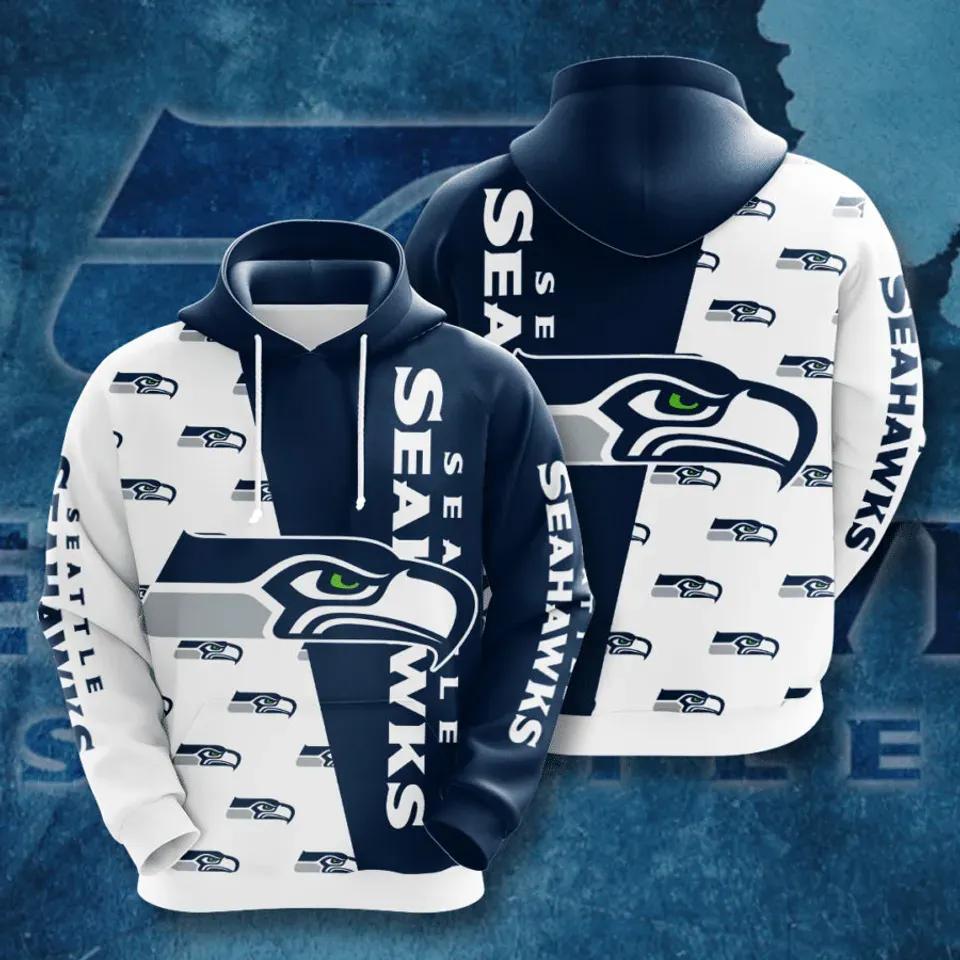 NFL Seattle Seahawks NFL 3D All Over Print Hoodie