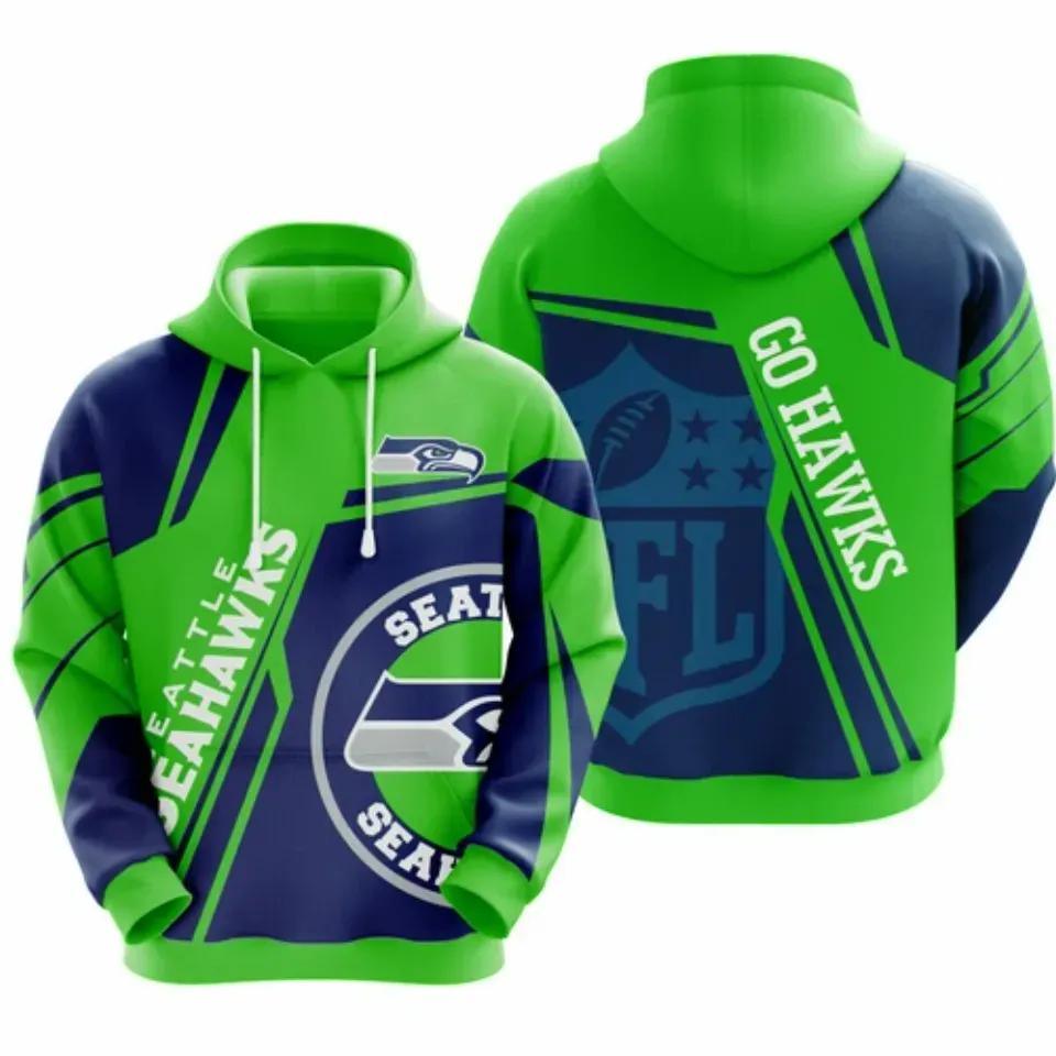 NFL Seattle Seahawks NFL 3D All Over Print Hoodie