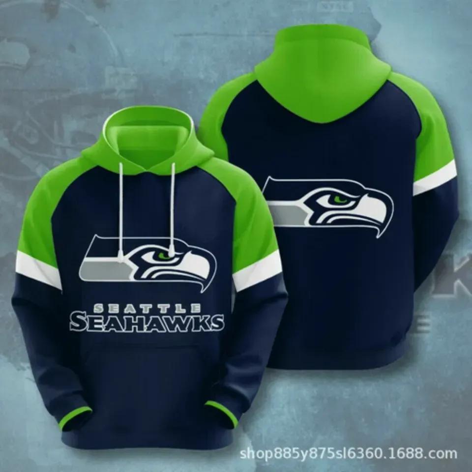 NFL Seattle Seahawks NFL 3D All Over Print Hoodie