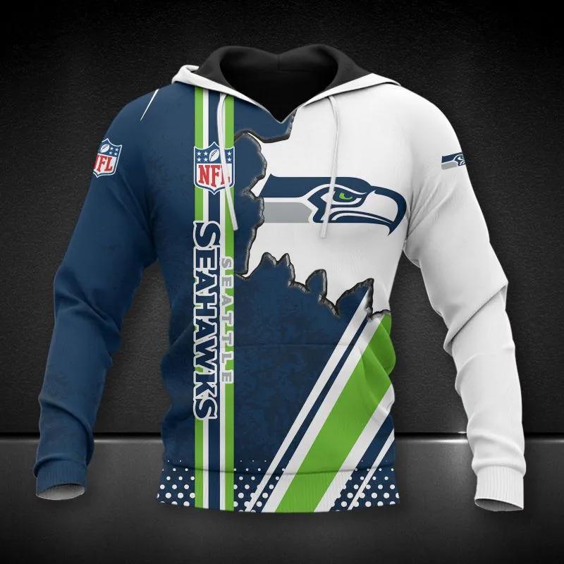 NFL Seattle Seahawks NFL 3D All Over Print Hoodie