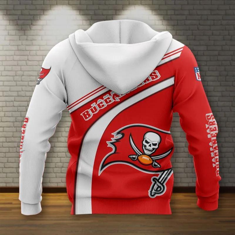 Alternative view of NFL Tampa Bay Buccaneers NFL 3D All Over Print Hoodie