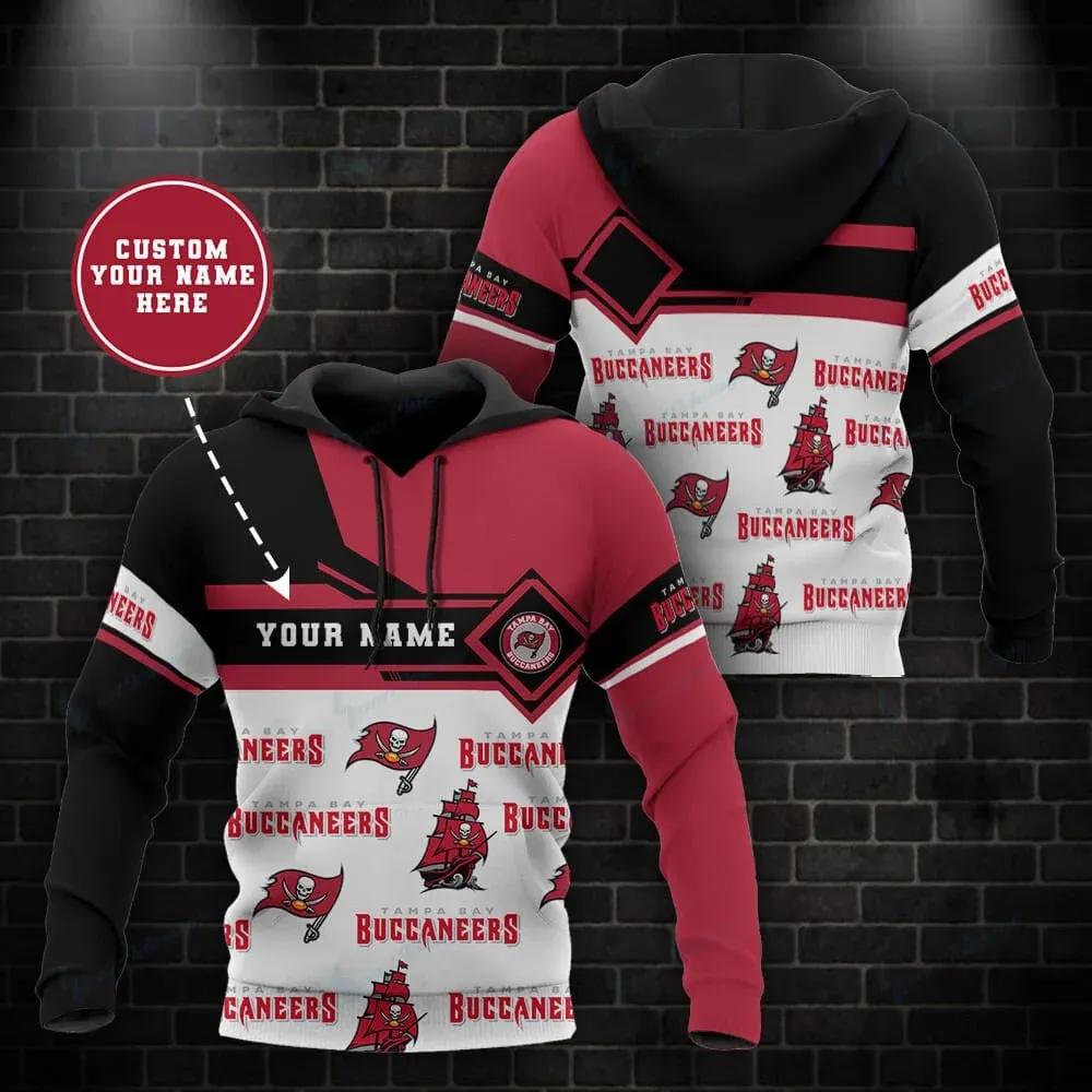 NFL Tampa Bay Buccaneers Personalized NFL 3D All Over Print Hoodie