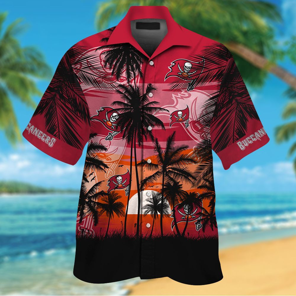 Nfl Tampa Bay Buccaneers Tropical Hawaiian Shirt Tropical Aloha Button Up