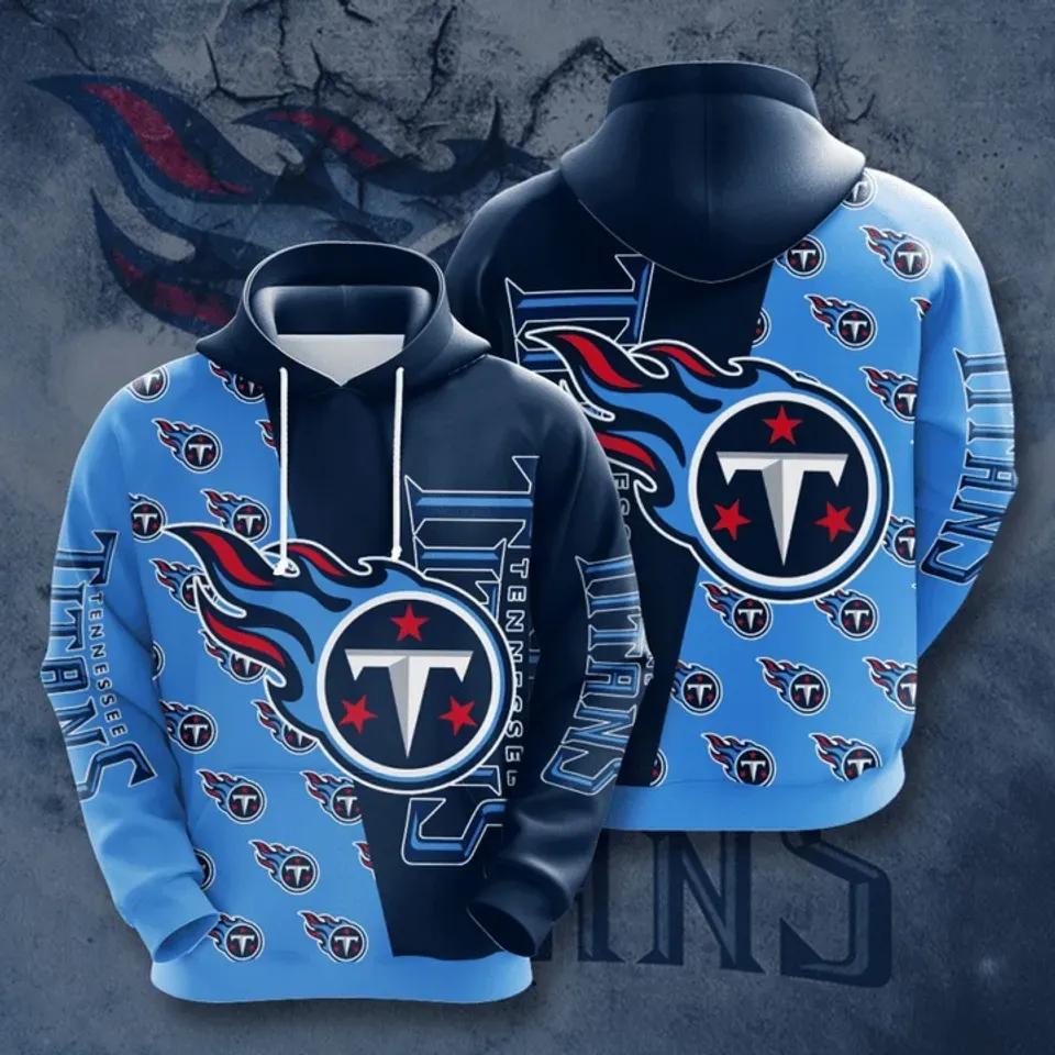 NFL Tennessee Team Titans NFL 3D All Over Print Hoodie