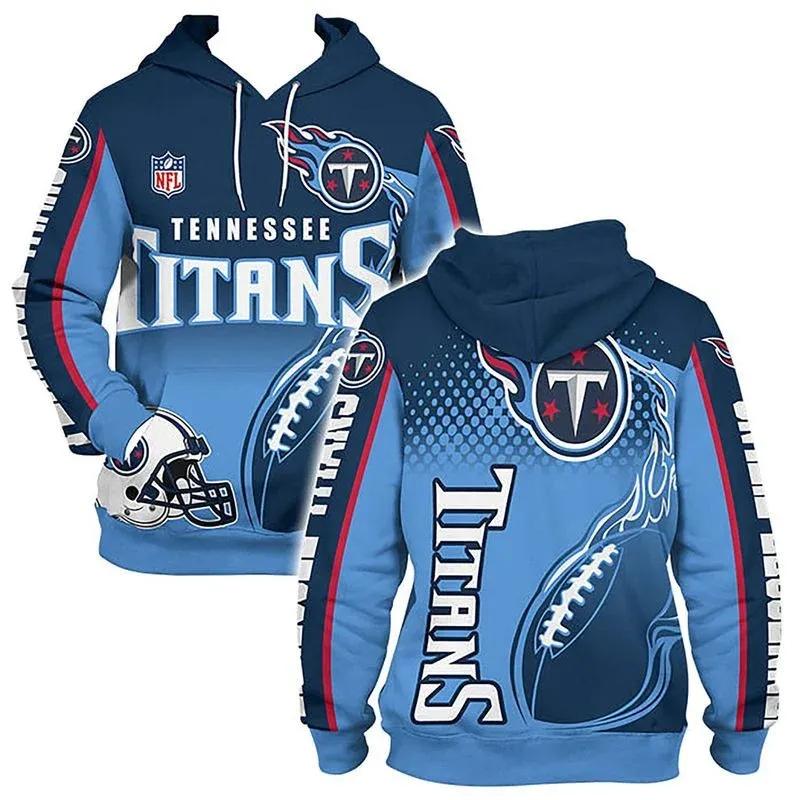 NFL Tennessee Team Titans NFL 3D All Over Print Hoodie