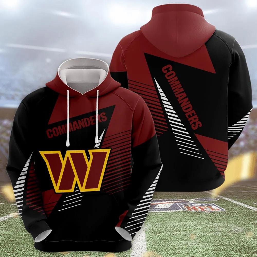 NFL Washington Commanders NFL 3D All Over Print Hoodie