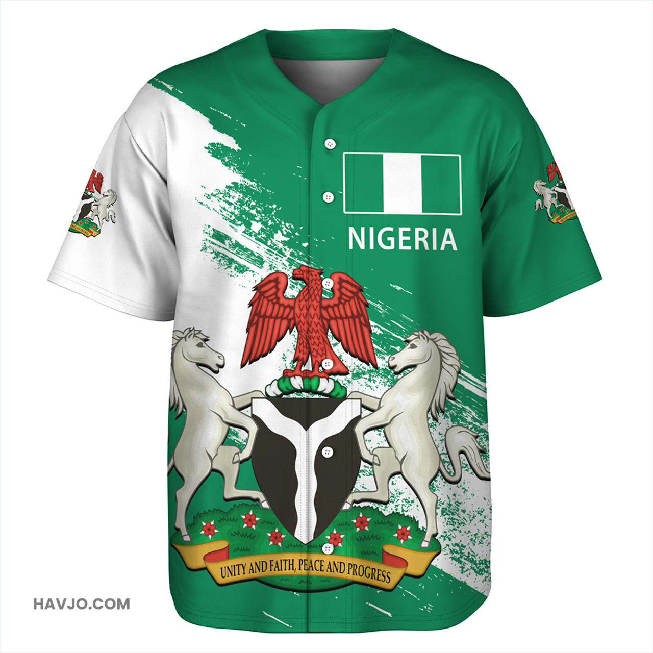 Nigeria Special Style Baseball Jersey