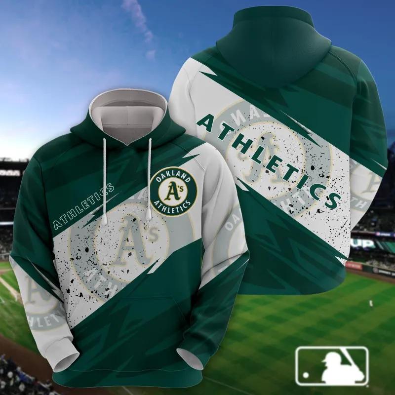 Oakland Athletics MLB All Over Print Hoodie
