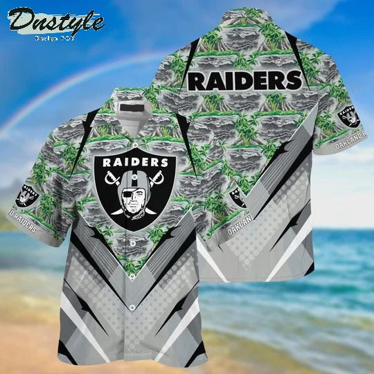 Oakland Raiders This Season Hawaiian Shirt Tropical Aloha Button Up