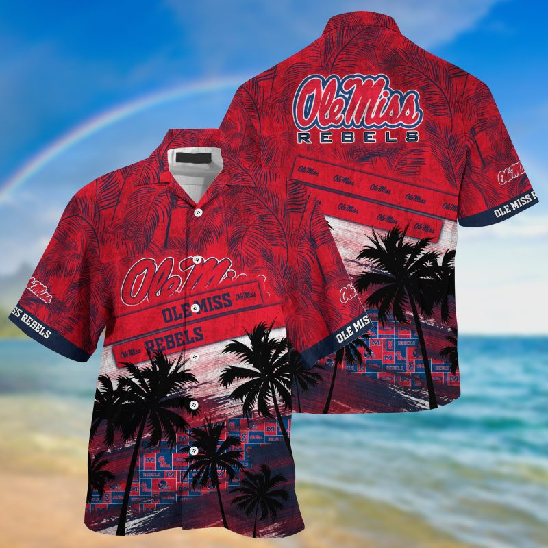 Ole Miss Rebels Ncaa Trending Summer Hawaiian Shirt Tropical Aloha Button Up