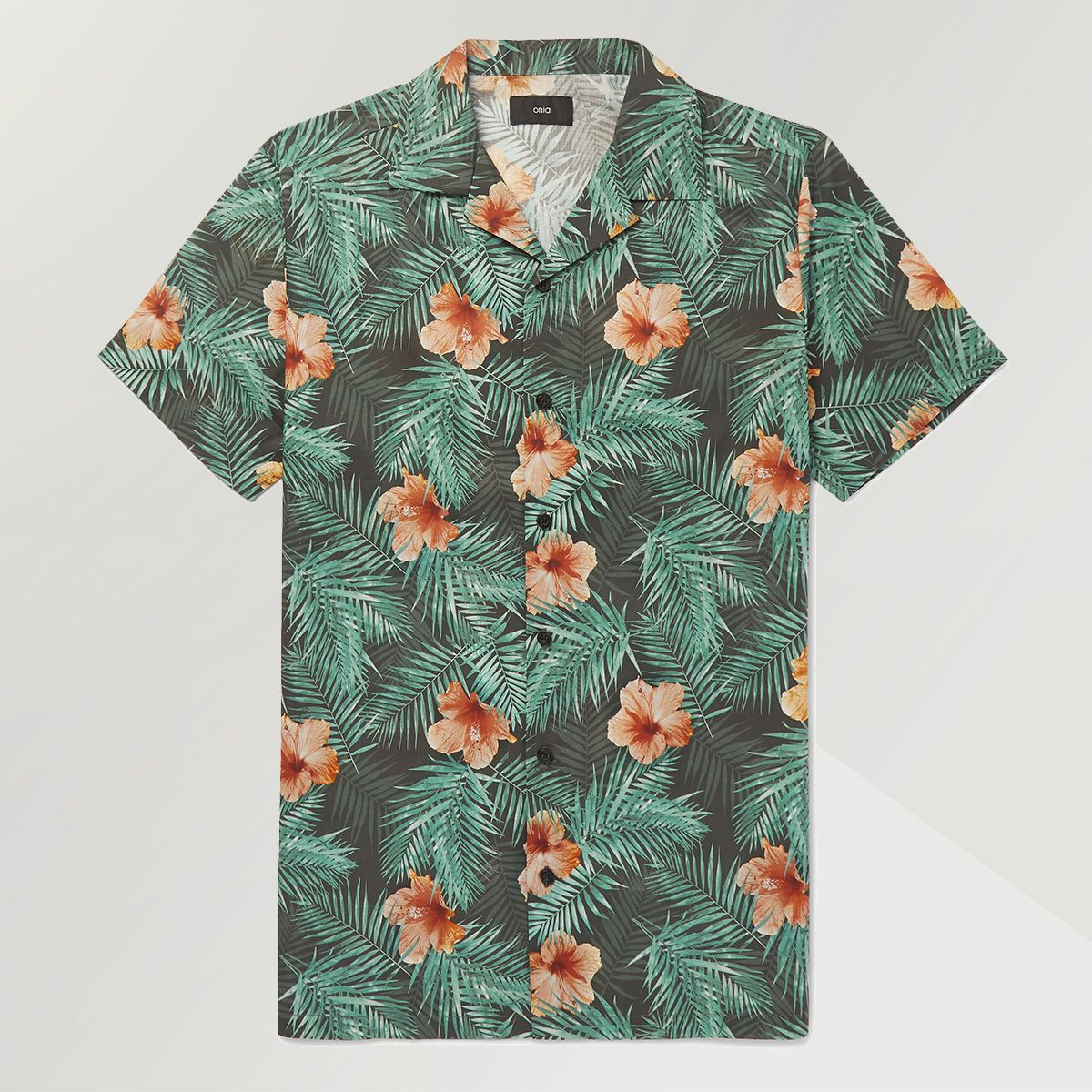 Onio Floral Hawaiian Flowers Hawaiian Shirt Tropical Aloha Button Up