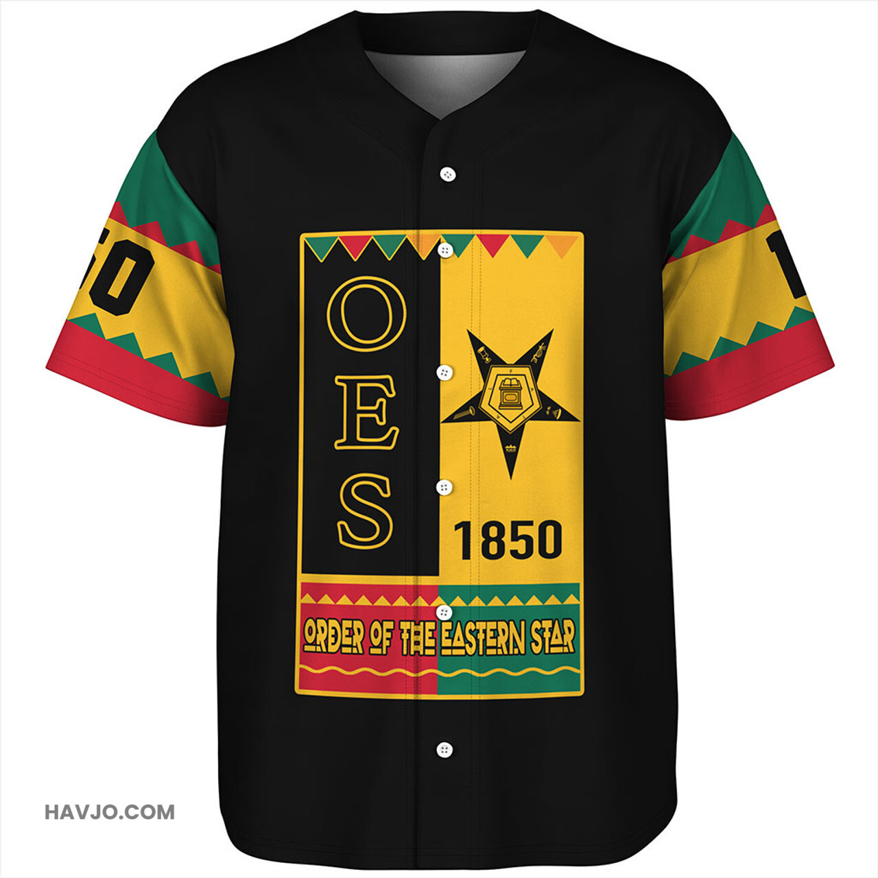 Order of the Eastern Star Black History Month Baseball Jersey