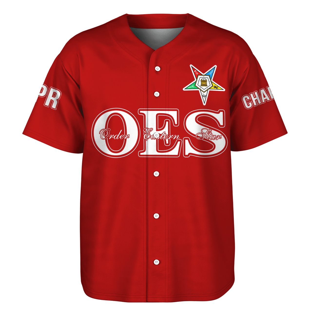 Order of the Eastern Star Custom Chapter And Spring Style Baseball Jersey