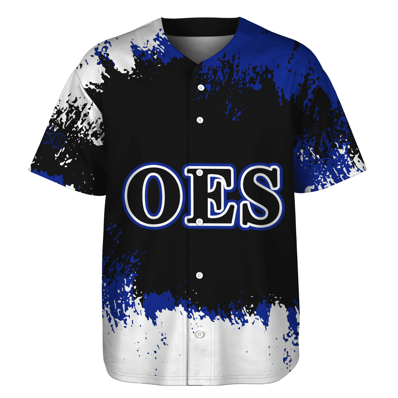Order of the Eastern Star Face Style Baseball Jersey