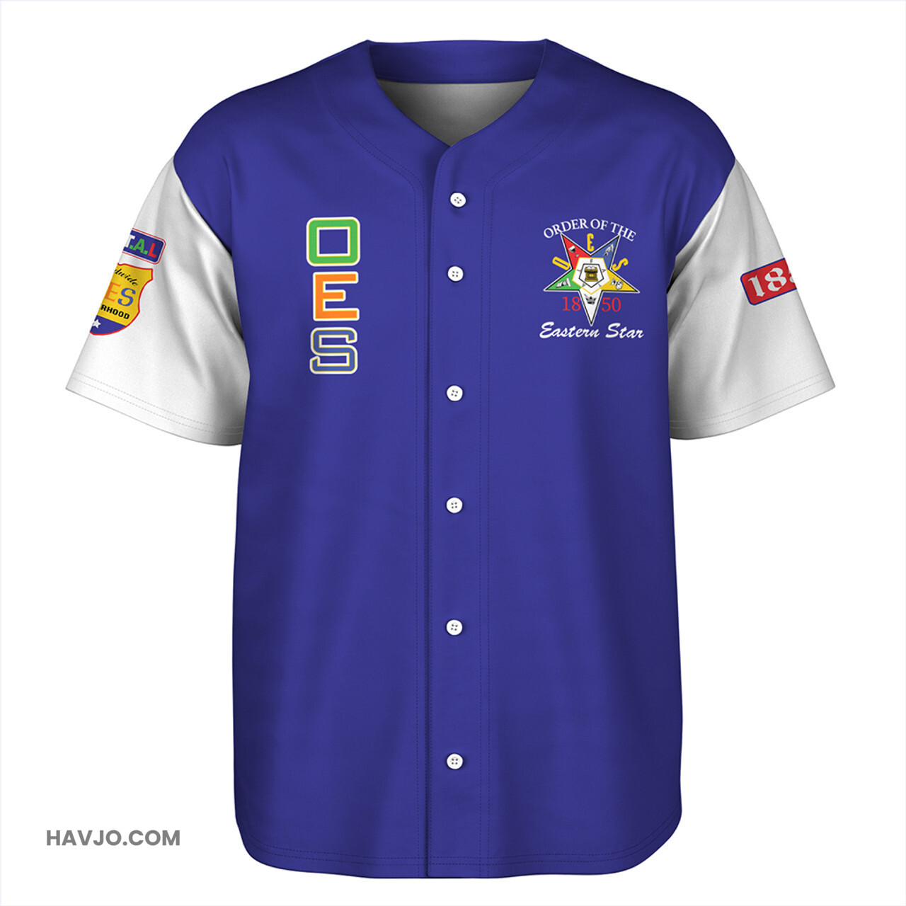 Order of the Eastern Star OES Eastern Star Baseball Jersey