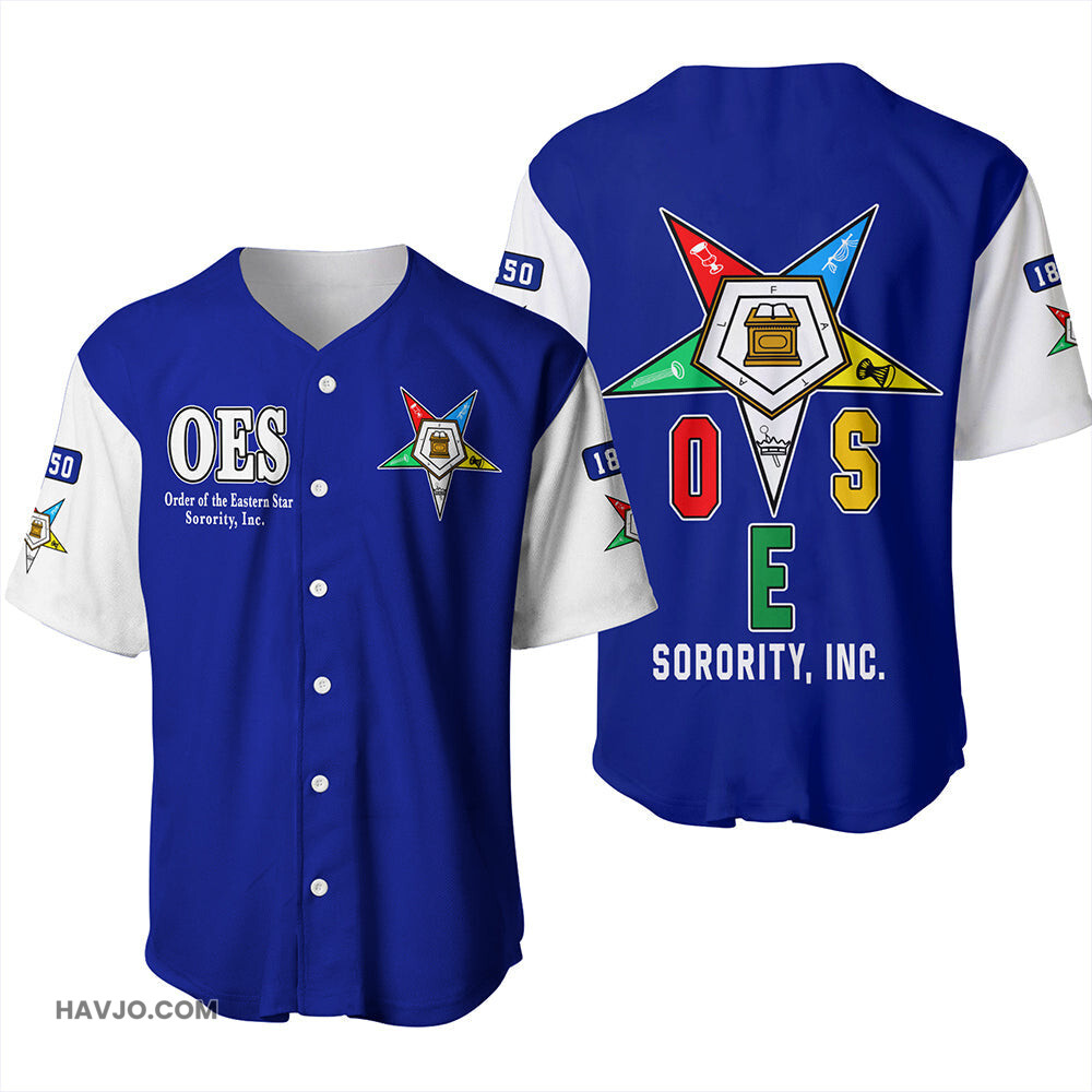Order Of The Eastern Star Varsity Baseball Jersey