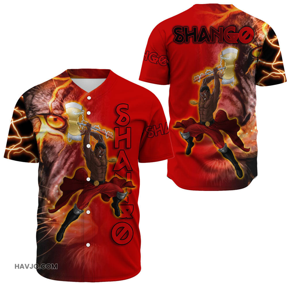 Orisha Shango Lions Baseball Jersey