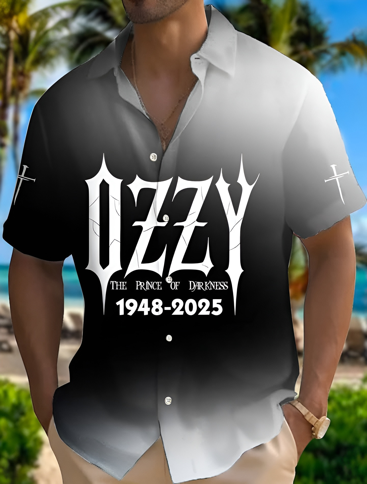 Ozzy Osbourne Hawaiian Shirt The Prince Of The Darkness Shirt 1948 2026 RIP Ozzy Osbourne Gift