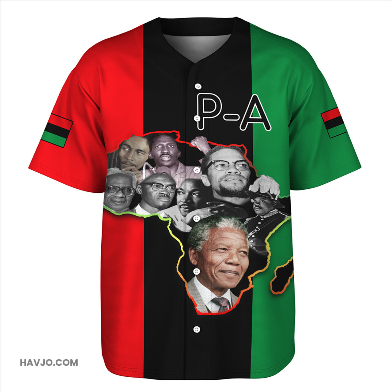 Pan-African Pan-Africanism Baseball Jersey