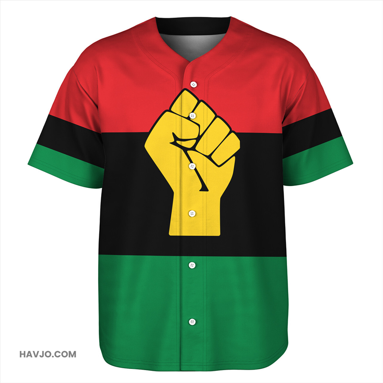 Pan-African Power flag Premium Baseball Jersey