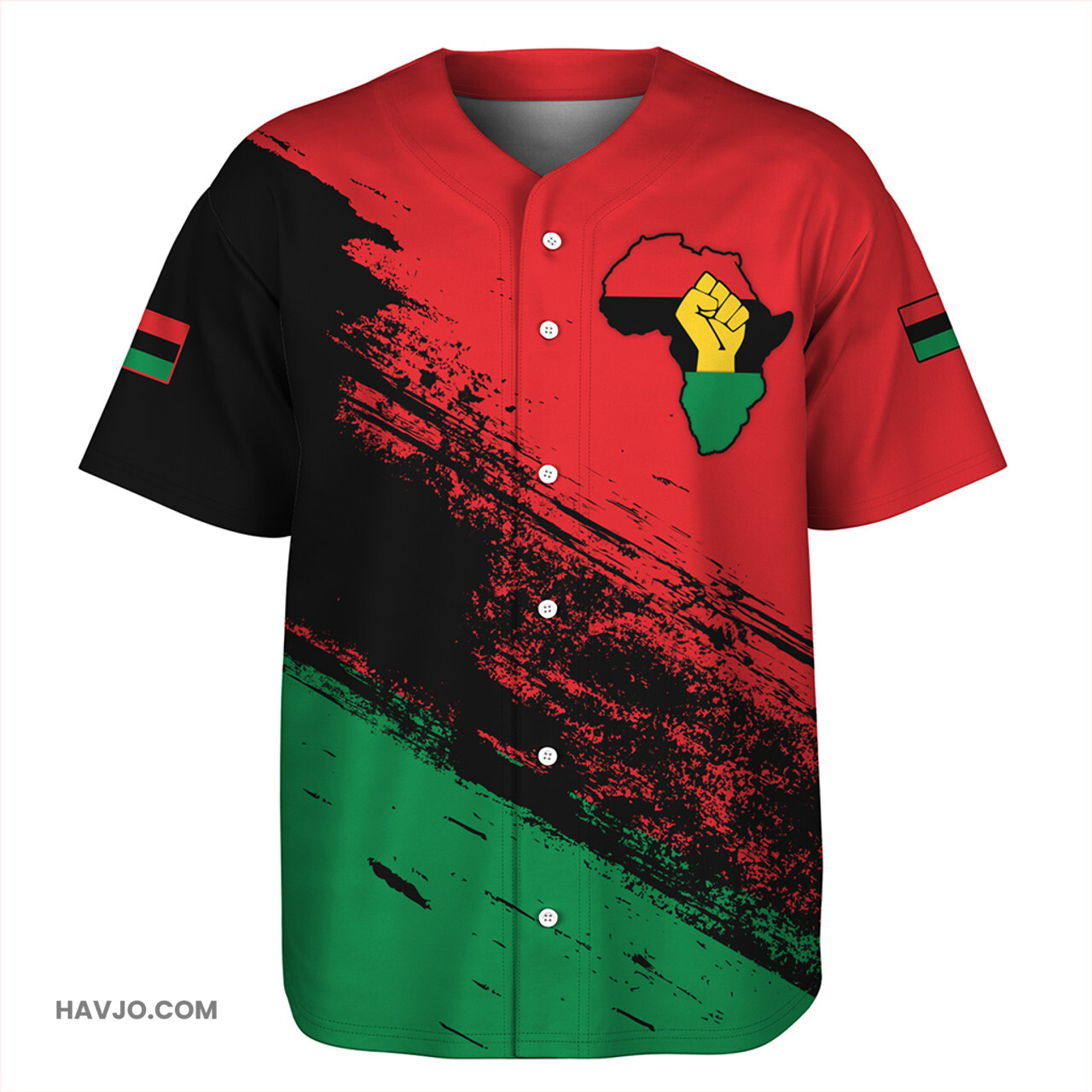Pan-African Special Style Baseball Jersey