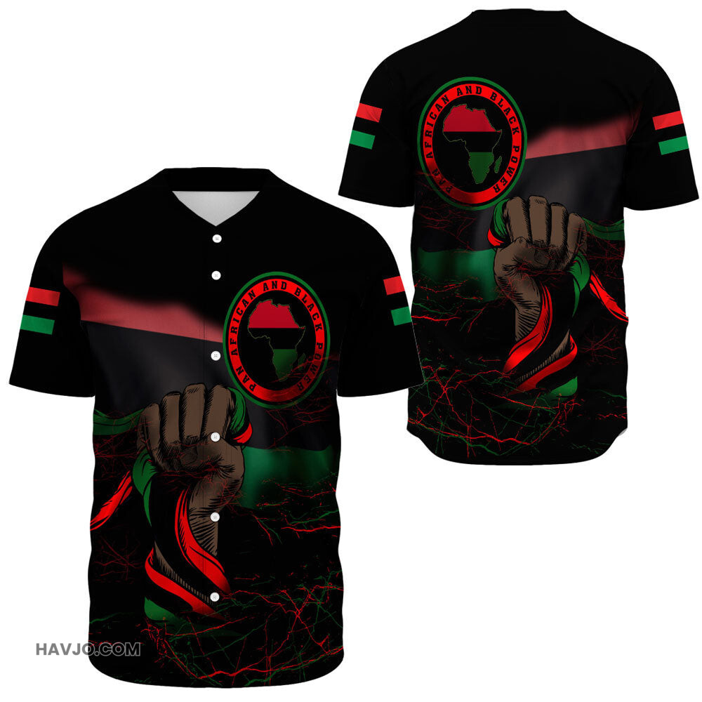 Pan-Africanism And Black Power Baseball Jersey