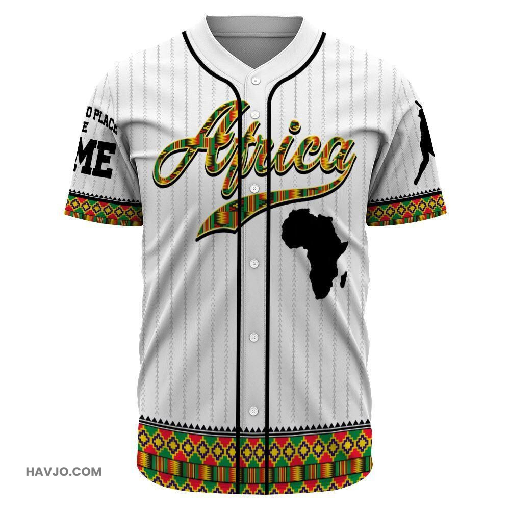 Personalised Africa Team Baseball Jersey