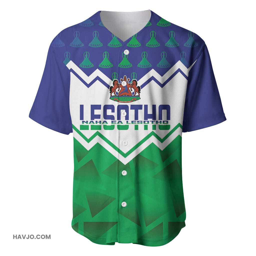 Personalised Lesotho Independence Day Naha ea Lesotho Proud Baseball Jersey