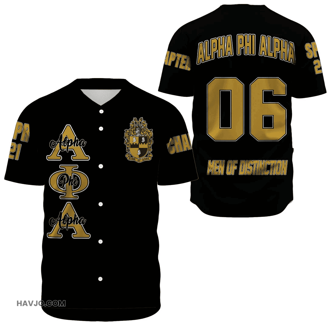 Personalized Alpha Phi Alphas Baseball Jersey