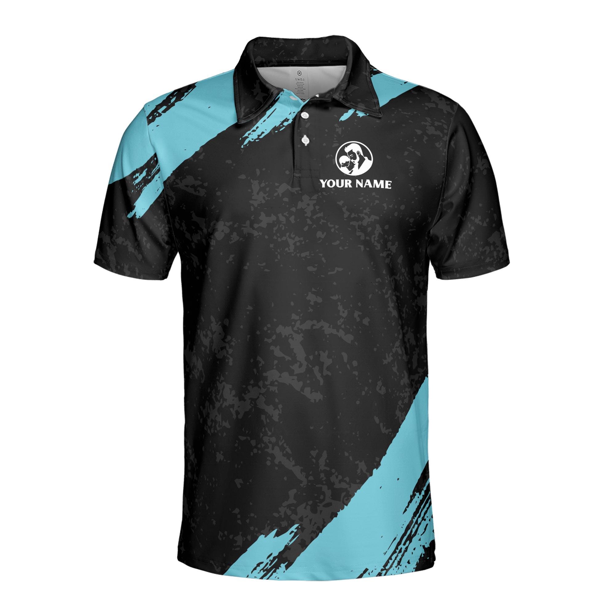 Alternative view of Personalized Bonus Dad Polo Shirt - 3D Print Men's Fashion