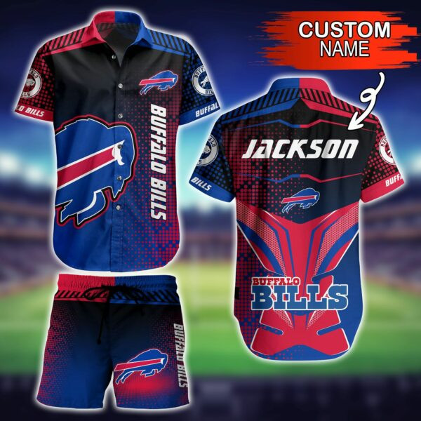 Personalized Buffalo Bills Hawaiian Shirt Tropical Aloha Button Up