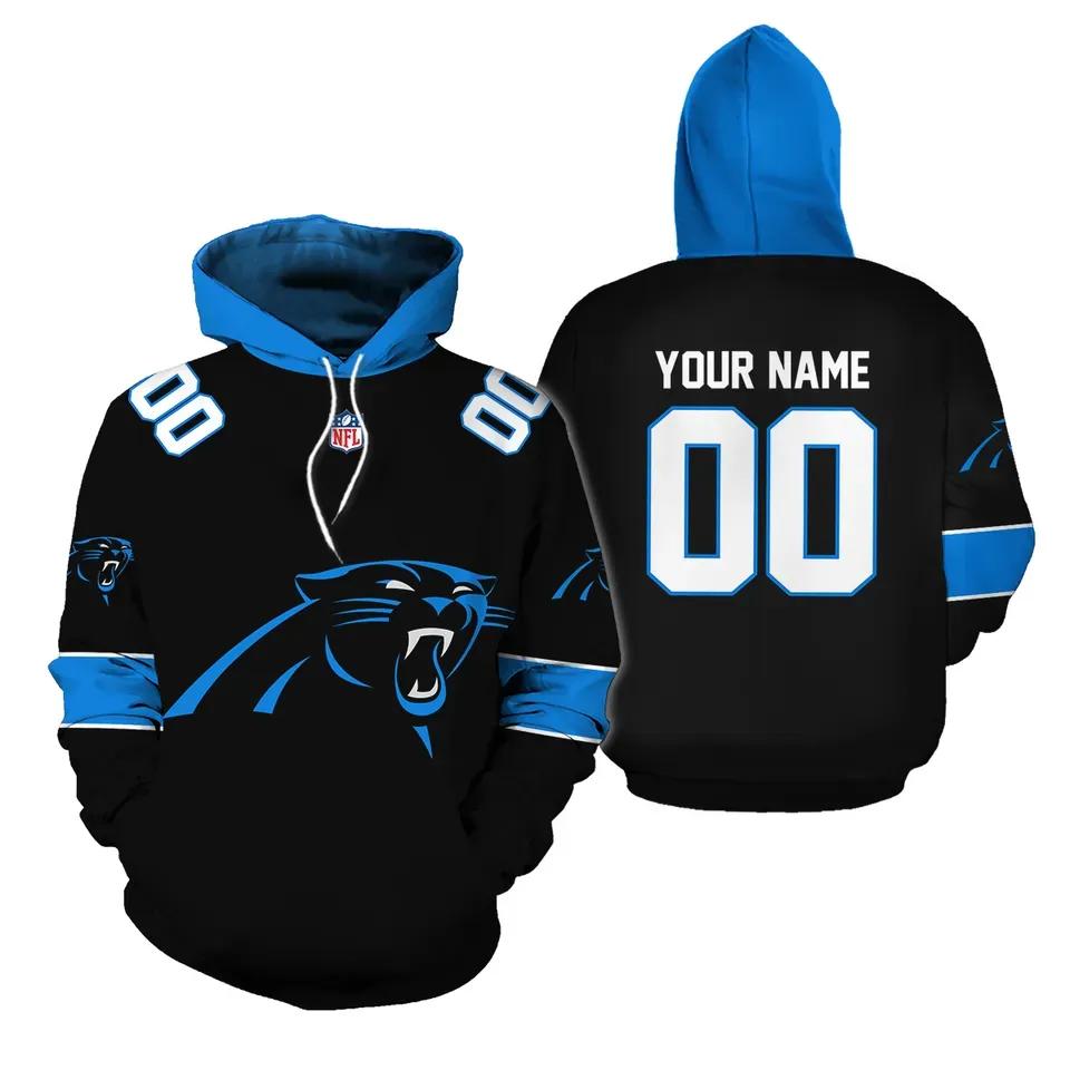 Personalized Carolina Panthers NFL 3D All Over Print Hoodie
