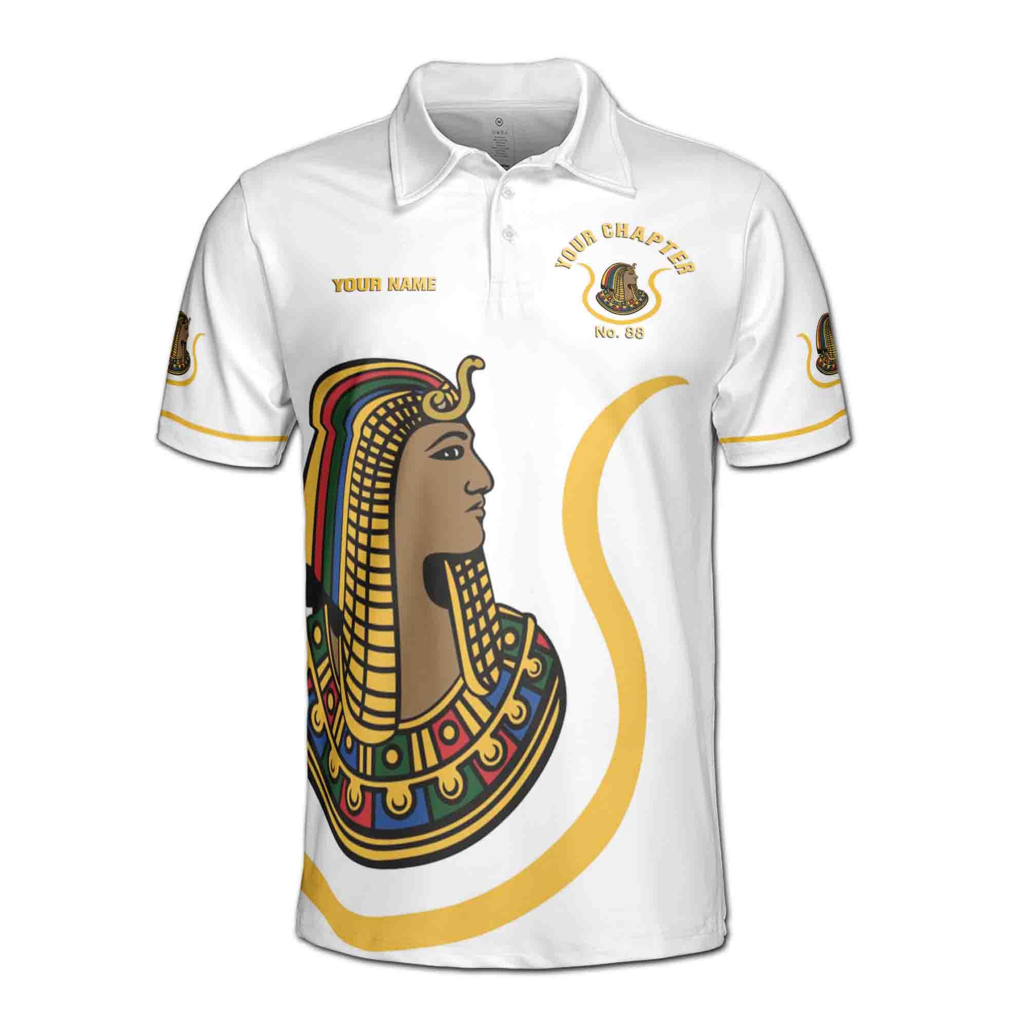 Alternative view of Personalized Court Name DOI Daughter of Isis Men's Polo Shirt