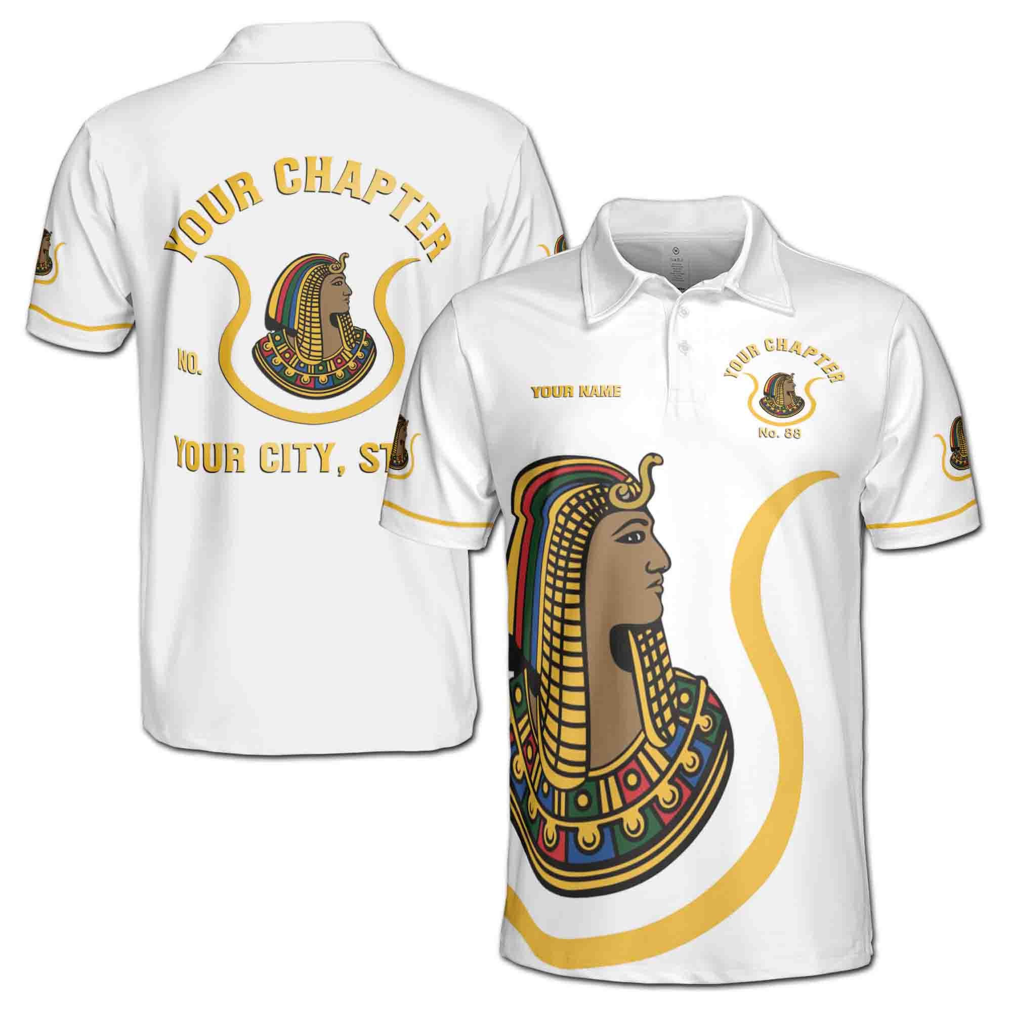 Personalized Court Name DOI Daughter of Isis Men's Polo Shirt