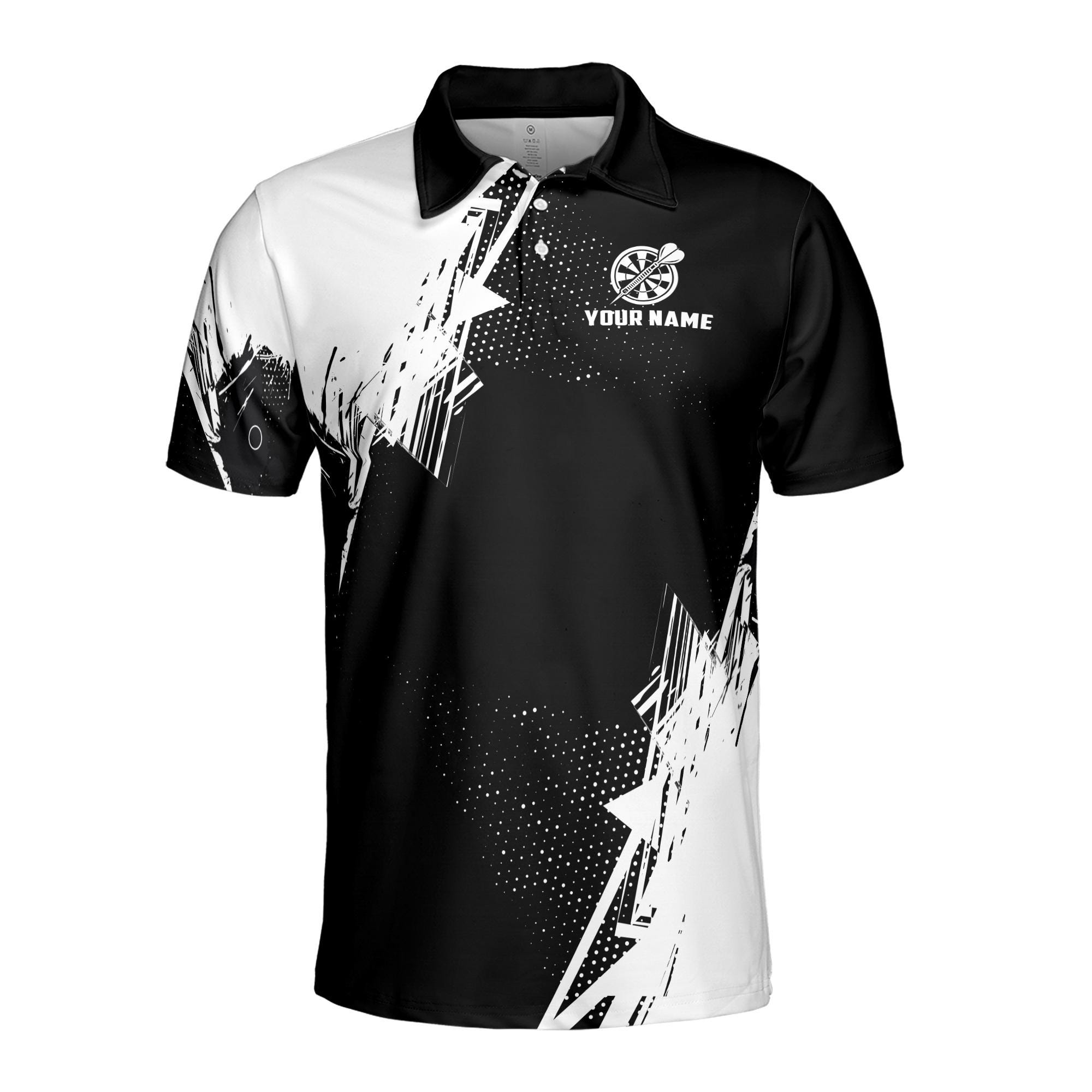 Alternative view of Personalized Dart Team Name Men's Polo Shirt