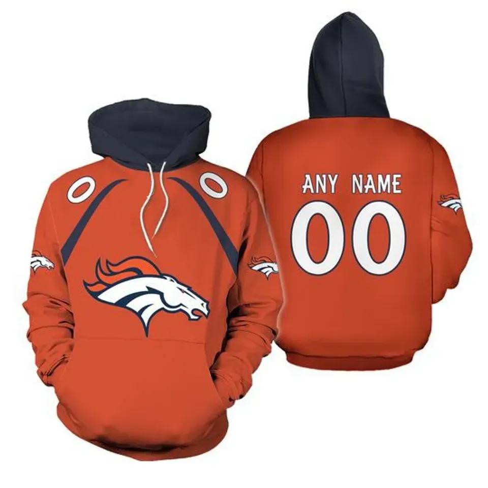 Personalized Denver BroncosNFL 3D All Over Print Hoodie