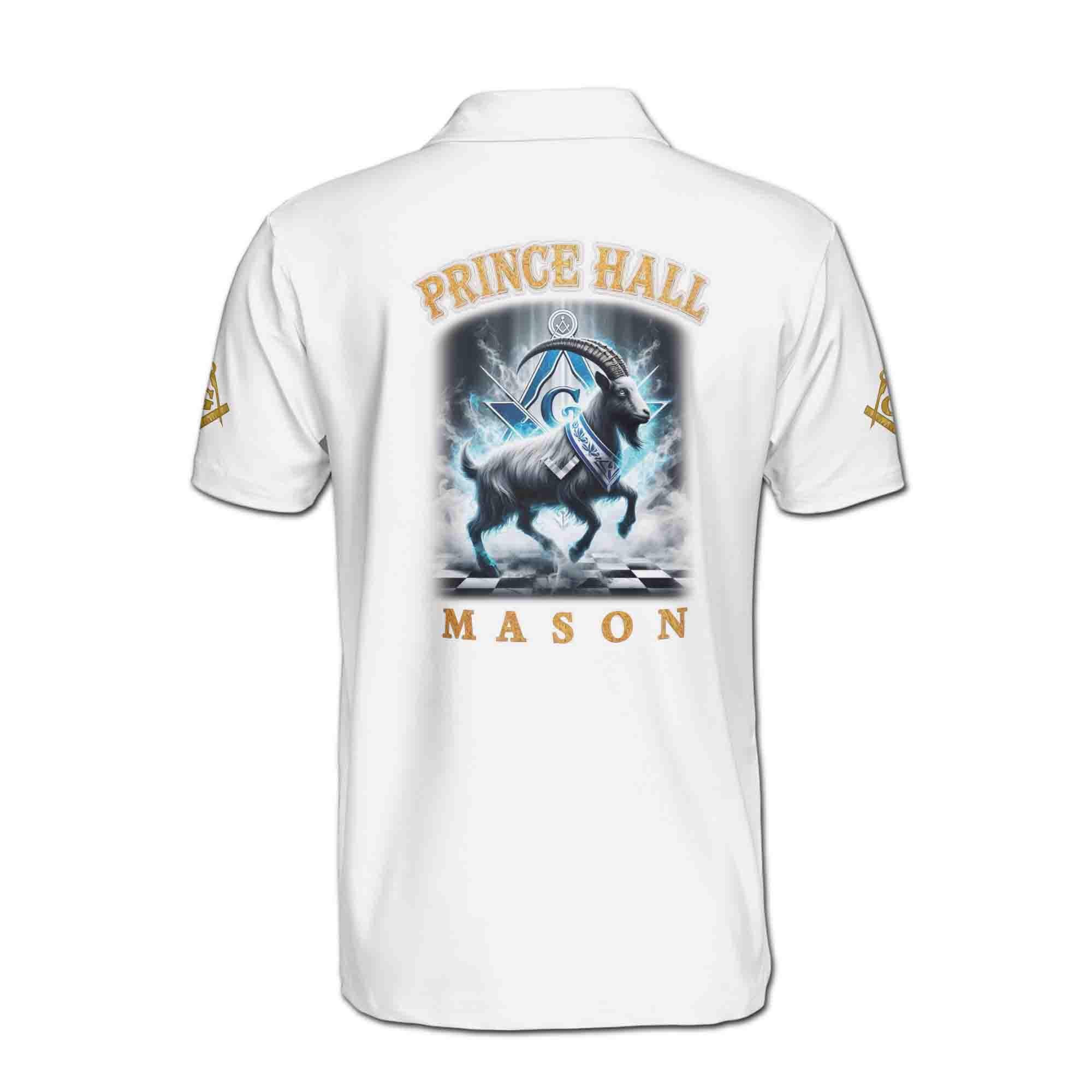 Personalized Freemason Prince Hall Personalized Men's Polo Shirt - Image 4