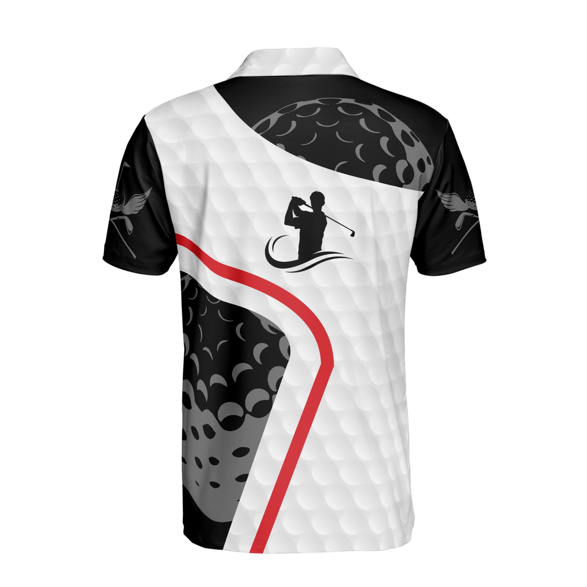 Personalized Golf Club Golfer Men's Polo Shirt - Image 3