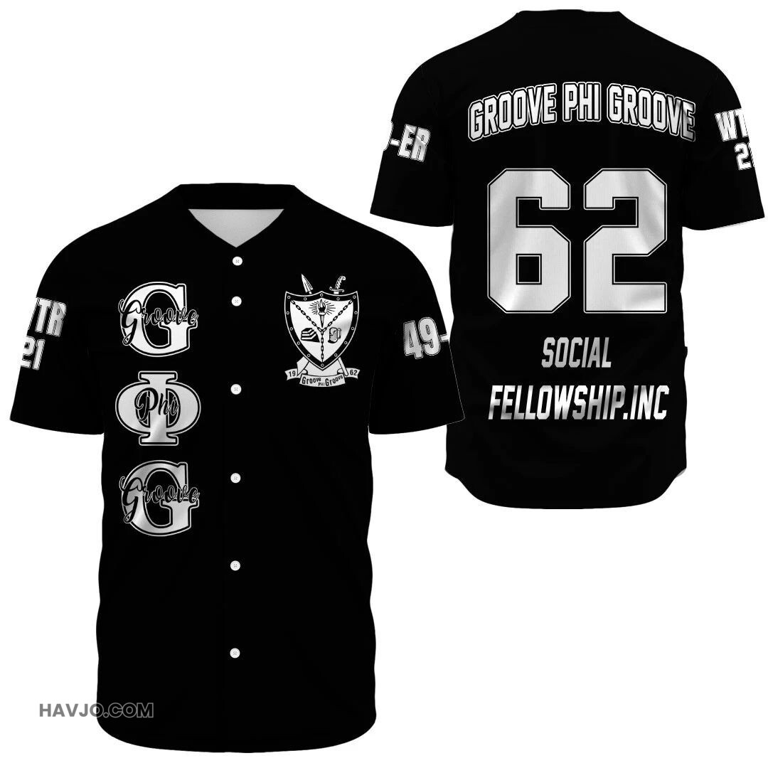 Personalized Groove Phi Grooves Baseball Jersey