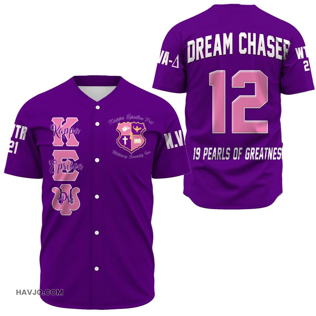 Personalized Keps Baseball Jersey