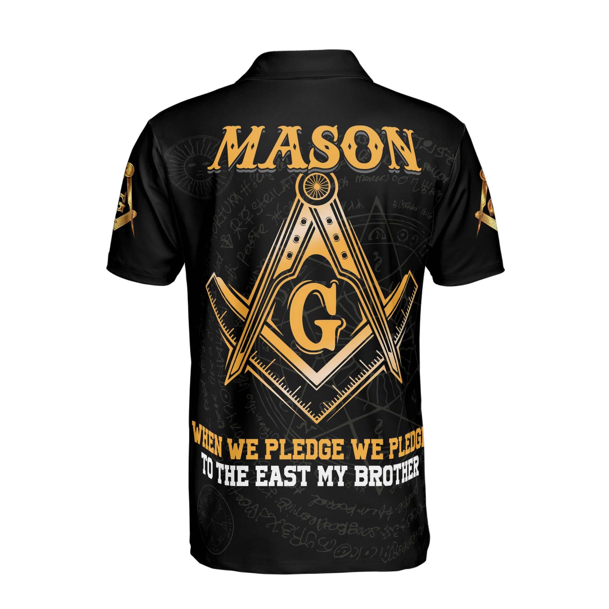 Personalized Masonic Polo Shirt: Men's Personalized Pledge Apparel - Image 3