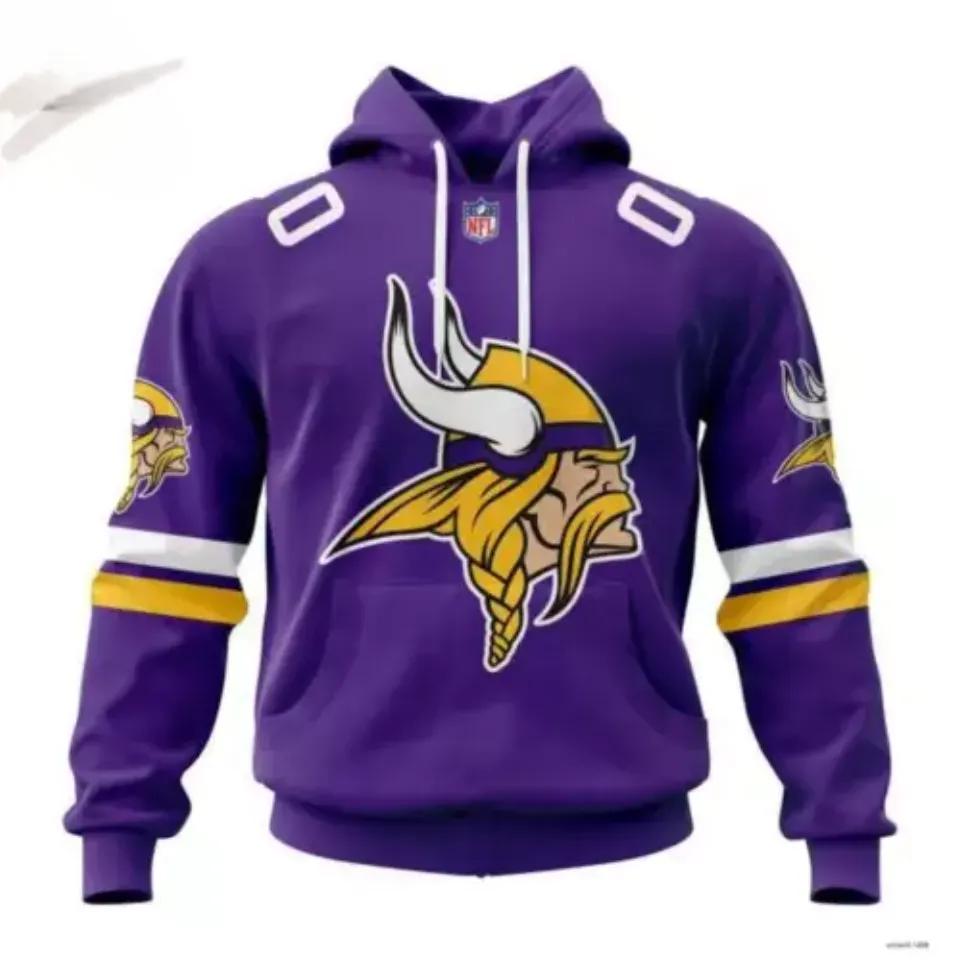 Personalized Minnesota Vikings NFL 3D All Over Print Hoodie