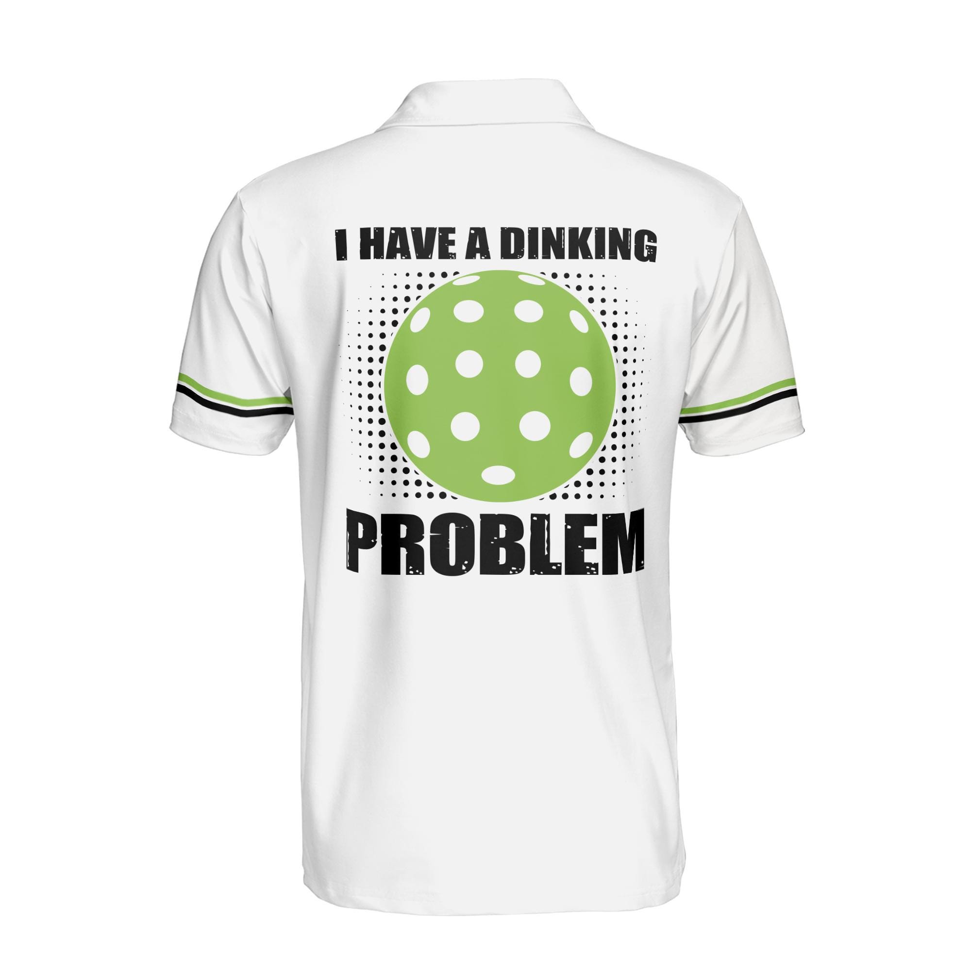 Personalized Name I Having A Drinking Problem Argyle Pickleball Men's Polo Shirt - Image 3