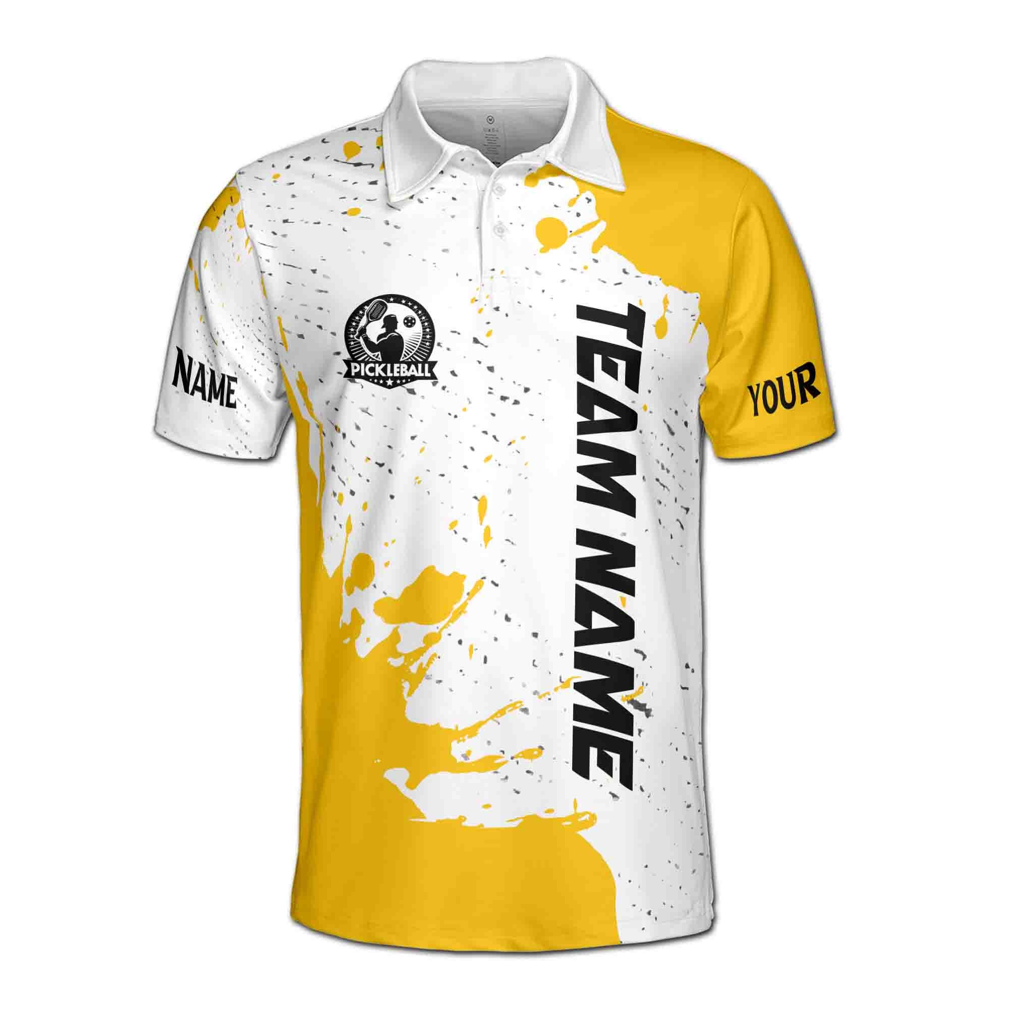 Personalized Name Team Always Pickleball Season Men's Polo Shirt